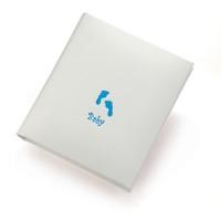 D Wright Baby Footprints Album (Blue)
