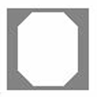 GF Smith Classic Standard Overlays 7.5x9.5 Gold Border Plain (20)