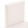 MTA Handmade Classic Bonded Leather White 8x8 Album