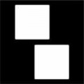 Mario Acerboni M242 A SIZE BLACK OVERLAYS 2 (5X5"") SQUARE (10)