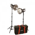 Paterson Two Head Fluorescent Twin Reflector Kit 