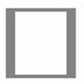 GF Smith Classic Standard Overlays 9.5x7.5 Raised Border Plain (20)