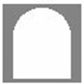 GF Smith Classic Standard Overlays 7.5x9.5 Gold Border Plain (20)