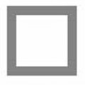 GF Smith Universal Standard Overlays 7.5x7.5 Silver Border Self Adhesive (20)