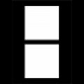 Mario Acerboni M653 2 (5x5) Sq. Plain Embossed A4 Overlays White (5)