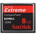 SanDisk Compact Flash 8Gb Extreme 60 Mb's Memory Card